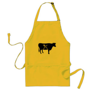 Beef King of Meats Food BBQ Standard Apron