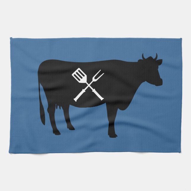 Beef King of Meats Tea Towel (Horizontal)