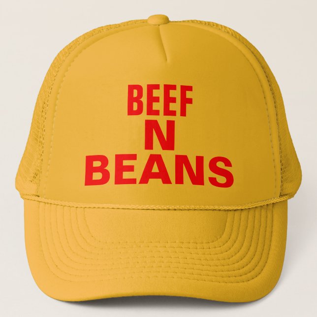 Beef N Beans Trucker Hat (Front)