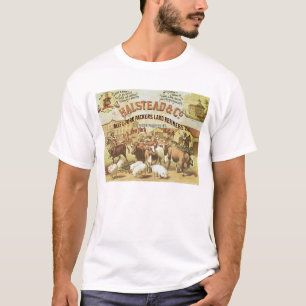 Beef & Pork Packers, c.1880 (colour litho) T-Shirt