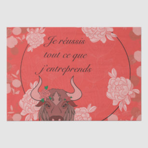 beef, positive statement, quote, zen, tissue paper