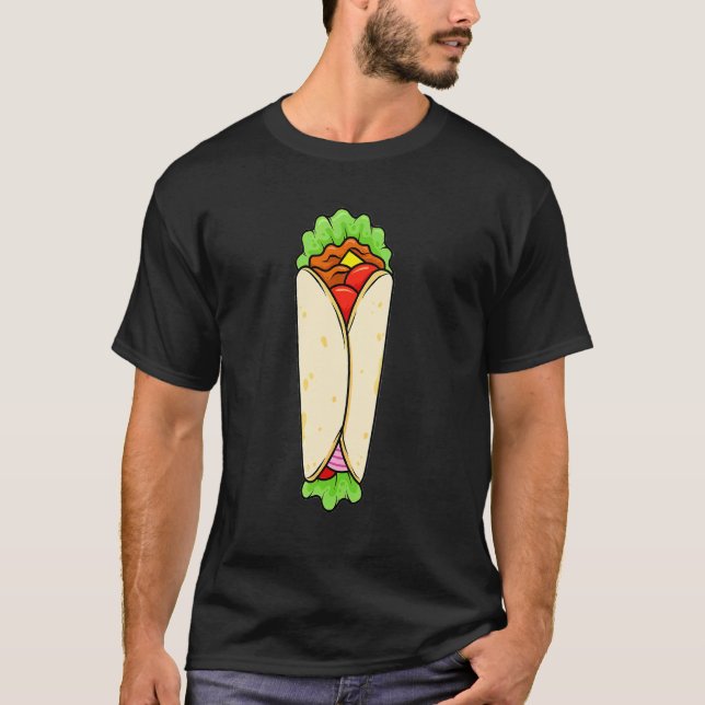 Beef Shawarma  Arabic Shawarma  Middle Eastern Foo T-Shirt (Front)