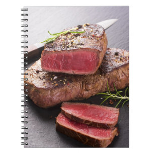 Beef steak notebook