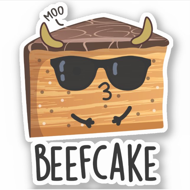 Beefcake Funny Cake Pun  (Front)