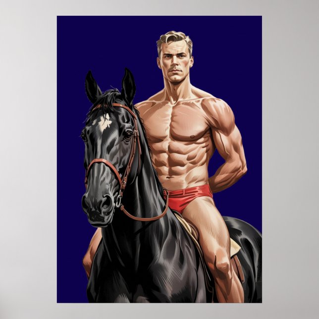 Beefcake on the horse  poster (Front)