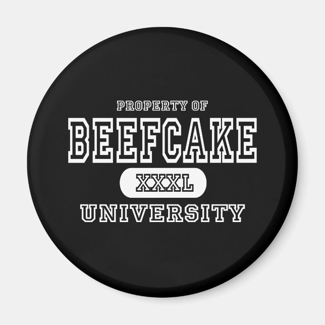 Beefcake University Dark Magnet (Front)