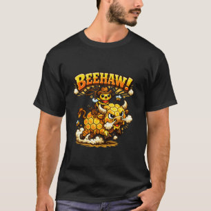 Beehaw Beekeeper Honey Bees Apiculture Bee-Wrangle T-Shirt