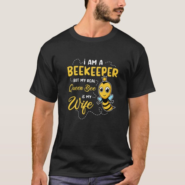 Beehive Beekeeping Bees Honey Beekeeper   T-Shirt (Front)