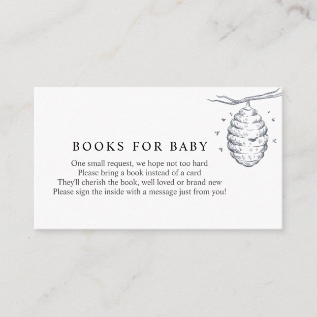 Beehive Books for Baby insert card (Front)
