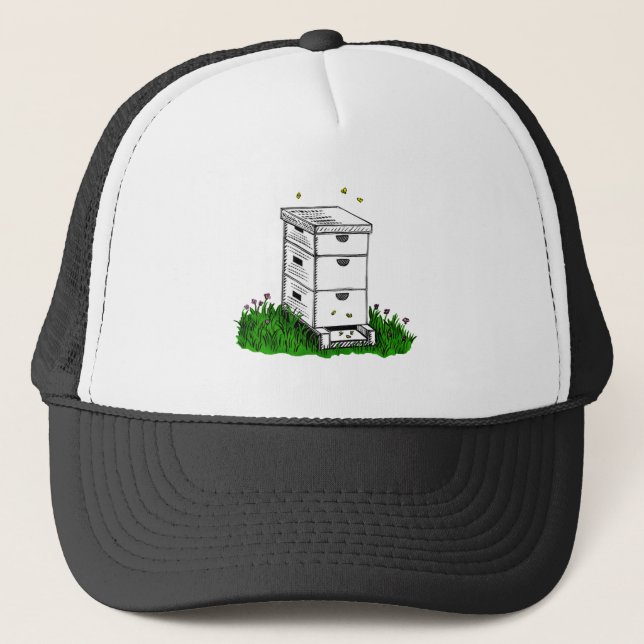 beehive colour trucker hat (Front)