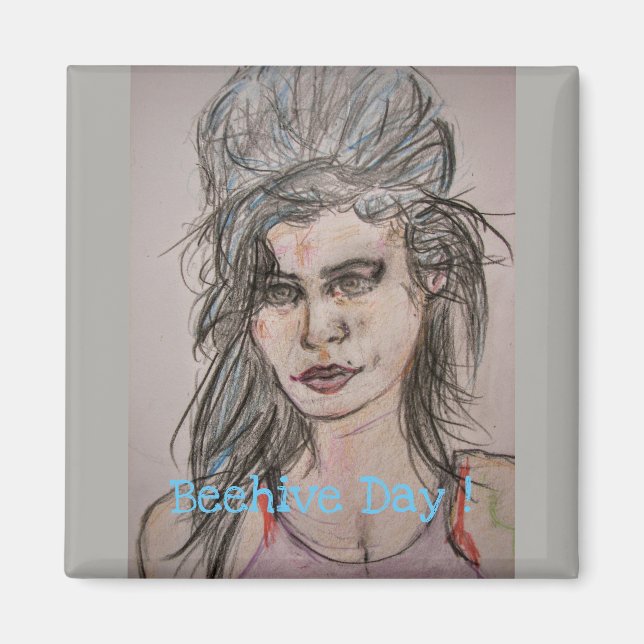 Beehive Day Magnet (Front)