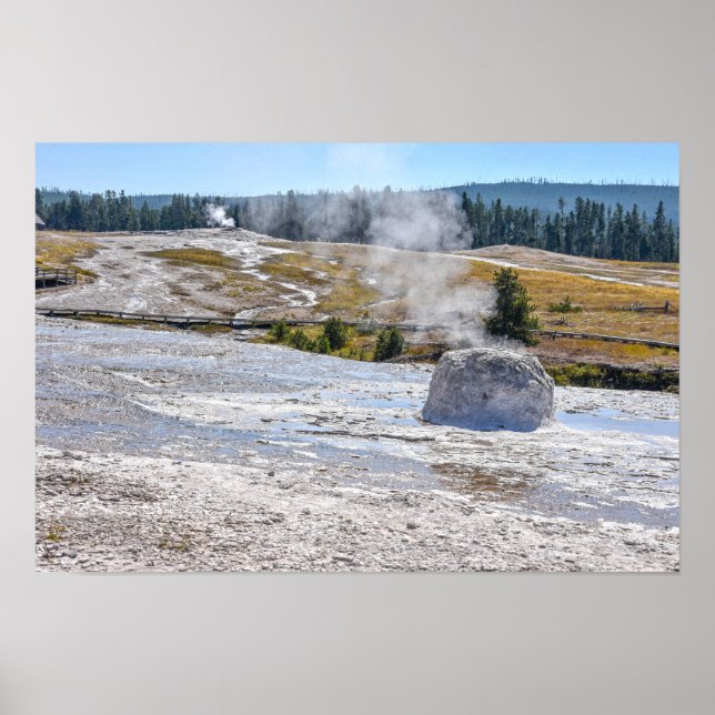 Beehive Geyser, Yellowstone National Park Poster (Front)