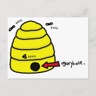 Beehive Gloryhole Postcard