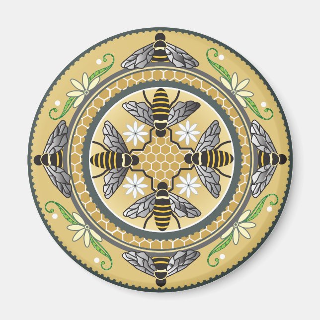 Beehive magnet (Front)