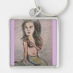 Beehive Mermaid Key Ring