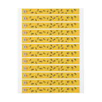 Beehive Tamper-proof Yellow Gold Honey Jar Labels