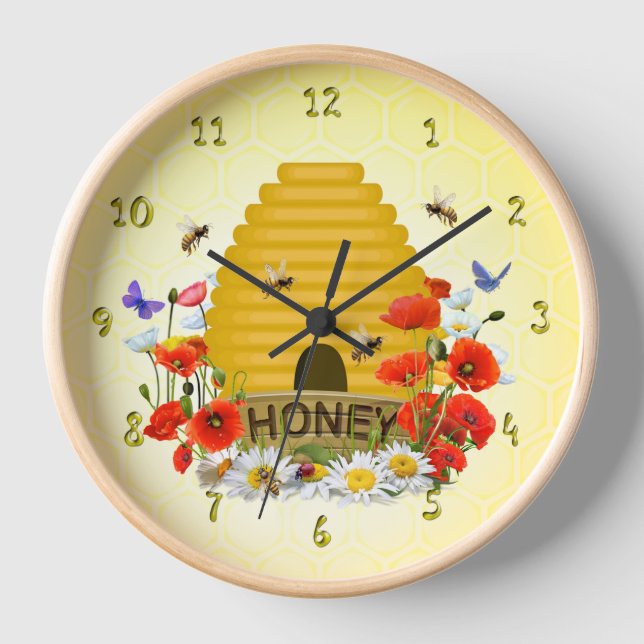 Beehive Wall Clock (Front)