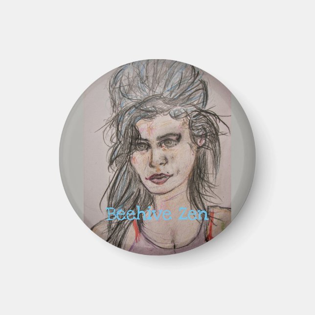 Beehive Zen Magnet (Front)