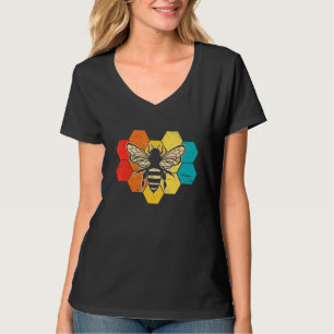 Beehives Heart Save The Bees Distressed Vintage Be T-Shirt