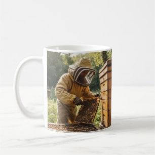 Beekeeper and Beehive Coffee Mug