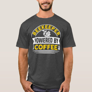 Beekeeper and coffee bee farmer flower fan  T-Shirt