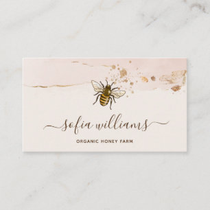 Beekeeper Apiarist Bee Farm Honeybees Honeycomb Bu Business Card