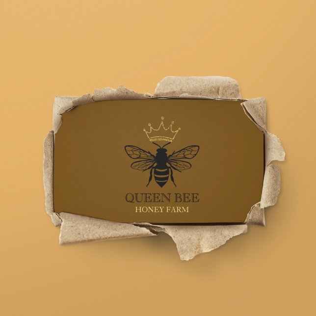 Beekeeper Apiarist Honey Farm Queen Bee Business Card (Creator Uploaded)