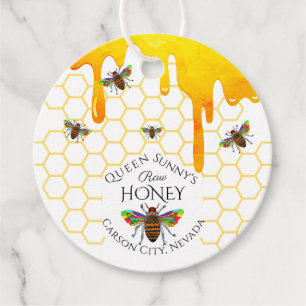 Beekeeper Apiary Honey Jar Classic Round Favour Ta Tags