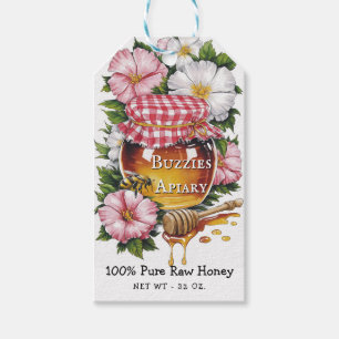 Beekeeper Apiary Honey Jar Tags