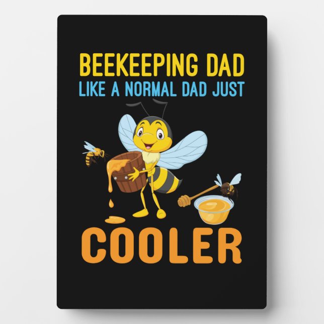 Beekeeper Art BeeKeeping Dad Plaque (Front)