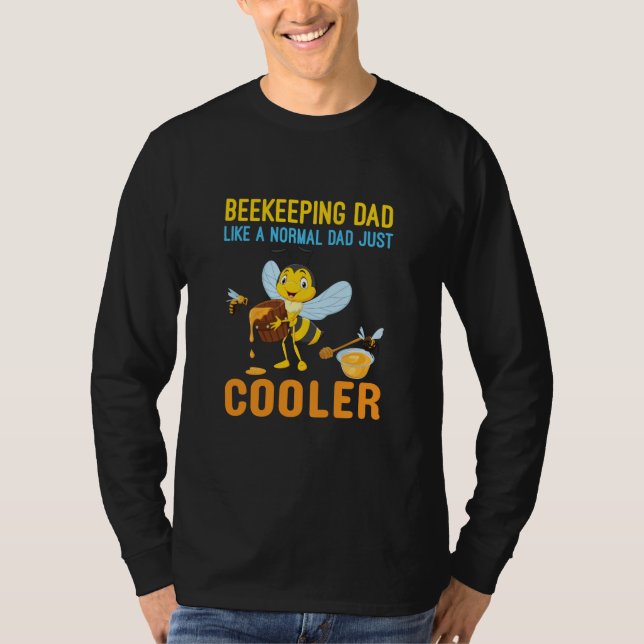 Beekeeper Art BeeKeeping Dad T-Shirt (Front)