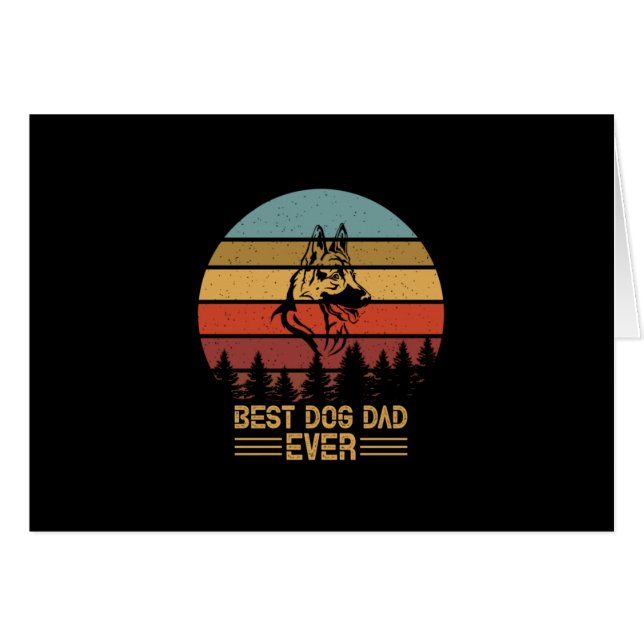 Beekeeper Art Best Dog Dad Ever (Front Horizontal)