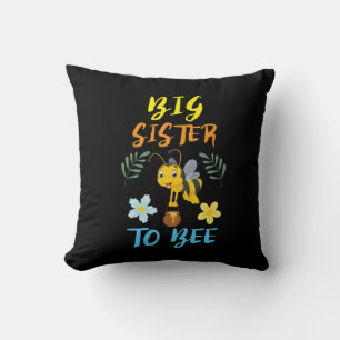 Beekeeper Art Big Sister To Bee Cushion