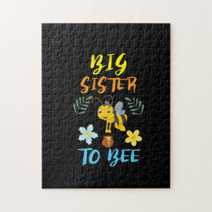 Beekeeper Art Big Sister To Bee Jigsaw Puzzle