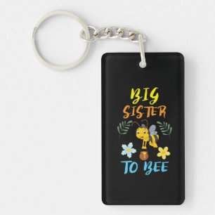 Beekeeper Art Big Sister To Bee Key Ring