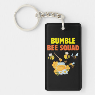 Beekeeper Art Bumble Bee Squad 2 Key Ring