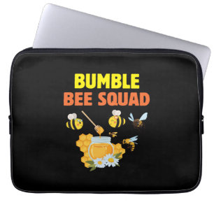 Beekeeper Art Bumble Bee Squad 2 Laptop Sleeve