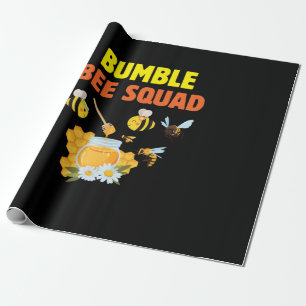 Beekeeper Art Bumble Bee Squad 2 Wrapping Paper