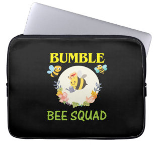 Beekeeper Art Bumble Bee Squad Laptop Sleeve