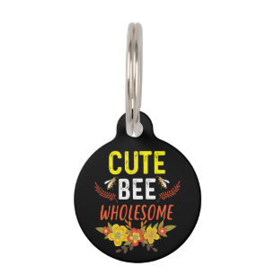 Beekeeper Art Cute Bee Wholesome Pet Tag