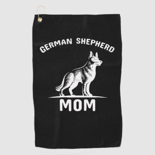 Beekeeper Art German Shepherd Mommy Golf Towel
