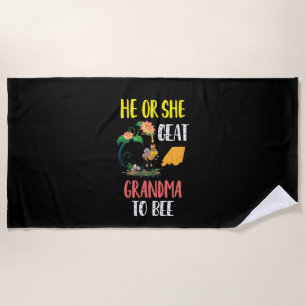 Beekeeper Art Great Grandma To Bee 2 Beach Towel