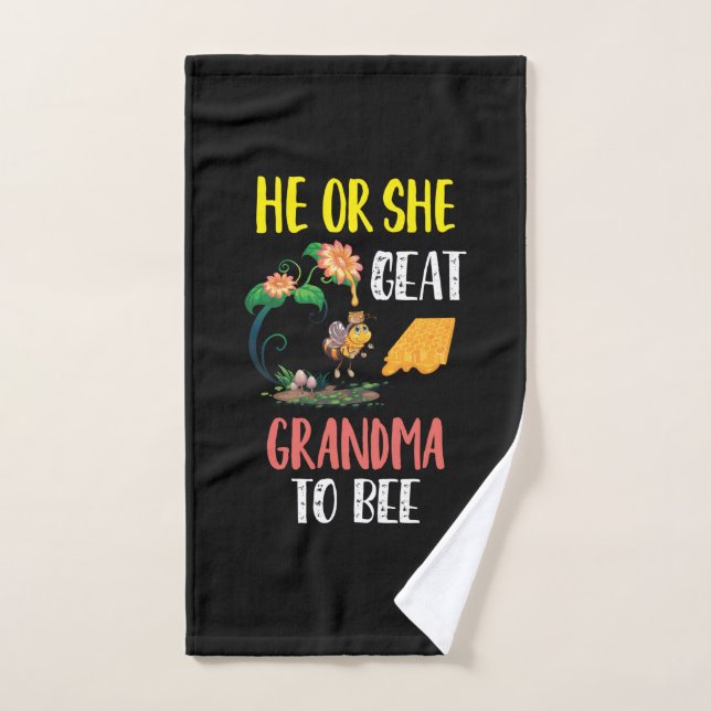 Beekeeper Art Great Grandma To Bee 2 Hand Towel (Hand Towel)