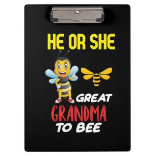 Beekeeper Art Great Grandma To Bee Clipboard