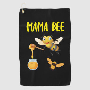 Beekeeper Art Mama Bee Golf Towel