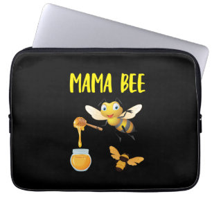 Beekeeper Art Mama Bee Laptop Sleeve