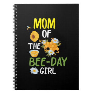 Beekeeper Art Mom Of The Bee-day Girl 2 Notebook