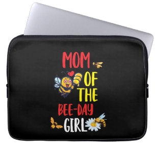 Beekeeper Art Mom Of The Bee-day Girl Laptop Sleeve