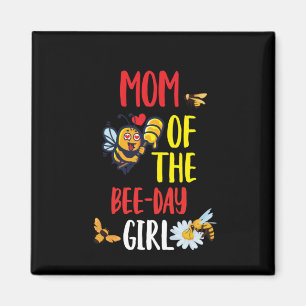 Beekeeper Art Mum Of The Bee-day Girl Magnet