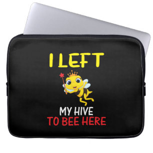 Beekeeper Art My Hive To Bee Here Laptop Sleeve